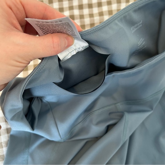 Girlfriend Collective Blue ‘Lagoon’ Compressive High-Rise Leggings | Size L - Picture 10 of 15